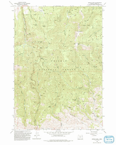 Dooley Mountain, OR (1993, 24000-Scale) Preview 1