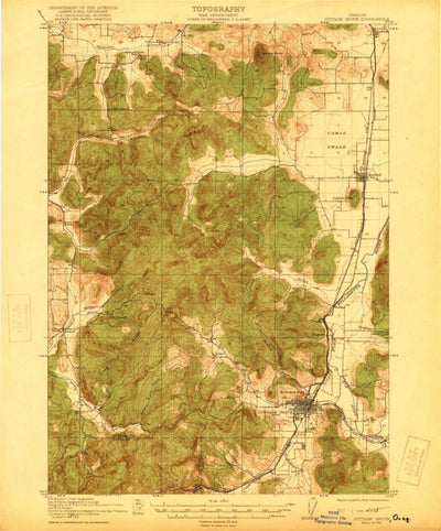 Cottage Grove, OR (1921, 62500-Scale) Preview 1