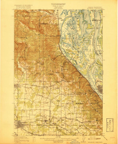 Hillsboro, OR-WA (1918, 62500-Scale) Preview 1