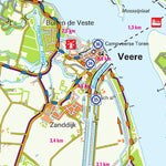 Roompot fietsknooppuntenkaart Midden-Zeeland-2017-geo