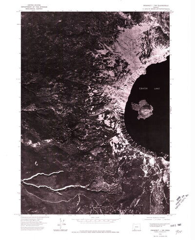 Crater Lake West, OR (1975, 24000-Scale) Preview 1