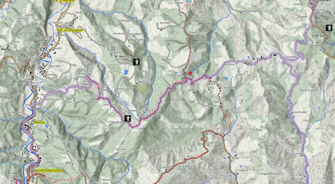 Trekking Linea Gotica - Mappa 5 - Fronte