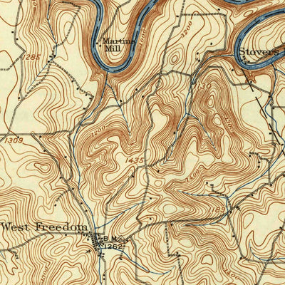 Foxburg, PA (1908, 62500-Scale) Preview 2