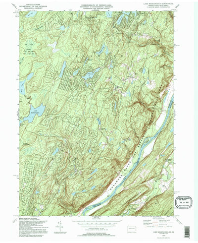 Lake Maskenozha, PA-NJ (1994, 24000-Scale) Preview 1