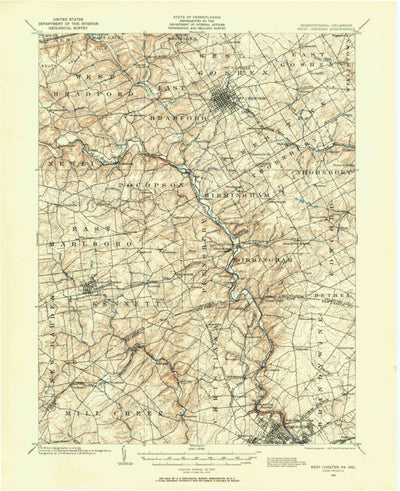 West Chester, PA-DE (1901, 62500-Scale) Preview 1