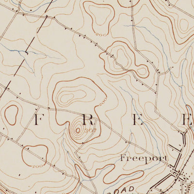 ME-FREEPORT: Authoritative US Topos Historic 1892