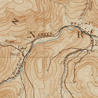 PA-HARVEY LAKE: Authoritative US Topos Historic 1893