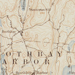 ME-BOOTHBAY: Authoritative US Topos Historic 1893