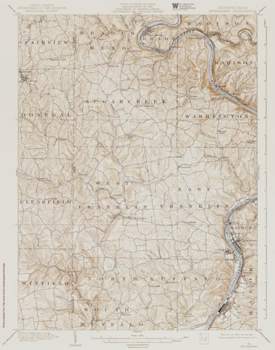 PA-KITTANNING: Authoritative US Topos Historic 1902