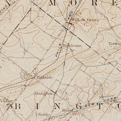 PA-NJ-GERMANTOWN: Authoritative US Topos Historic 1899