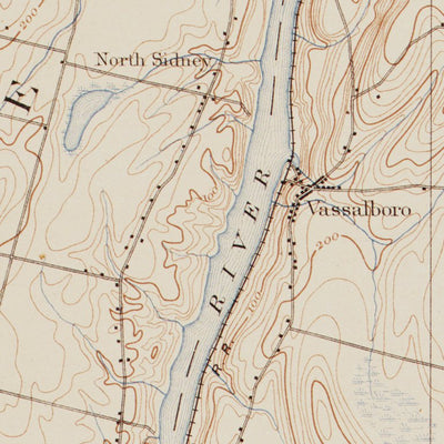 ME-VASSALBORO: Authoritative US Topos Historic 1893