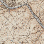 PA-NORRISTOWN: Authoritative US Topos Historic 1895