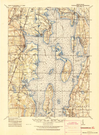 Narrangansett Bay, RI-MA (1919, 62500-Scale) Preview 1