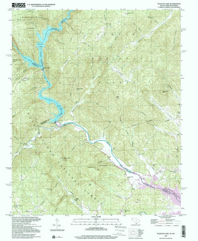 Tugaloo Lake, GA-SC (1997, 24000-Scale) Preview 1