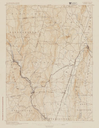 CT-GRANBY: Authoritative US Topos Historic 1892