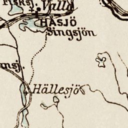 Ǻngermanälfven - Indalsälfven, region map, 1899