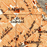 Badajoz city map, 1929