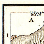 Badajoz city map, 1929