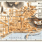 Alicante city map, 1929