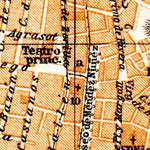 Alicante city map, 1929
