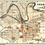 Aranjuez city map, 1929