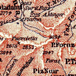 Basse-Engadine map, 1897