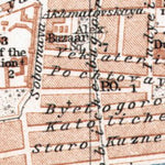 Astrakhan (Астрахань) city center map, 1914