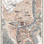 Bilbao city map, 1913