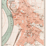 Belgrade (Београд, Beograd) city map, 1903