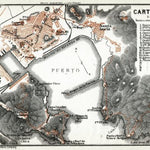 Cartagena city map, 1913