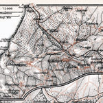 Cintra (Sintra) city map, 1913. Environs of Cintra