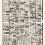 Chicago III (business quarter) city map, 1909