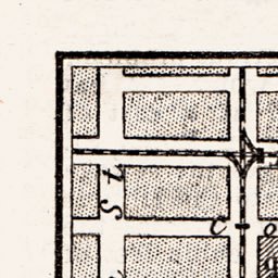 Chicago III (business quarter) city map, 1909
