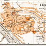 Coimbra city map, 1929