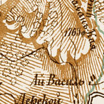 South Crimea: Alupka - Yalta region map, 1904