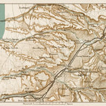 South Crimea: Bakhchisaray region, map, 1904