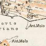 Knidos (Κνίδος, Cnidus), ancient site map, 1914