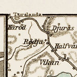 Göteborg (Gothenburg) and environs map, 1929