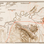 Ephesus (Ἔφεσος, Efes), ancient site map, 1914