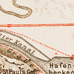 Ephesus (Ἔφεσος, Efes), ancient site map, 1914