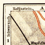 Badgastein (Wildbad Gastein) town plan, 1911