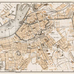 Göteborg (Gothenburg) city map, 1929