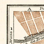 Las Palmas de Gran Canaria, city centre map, 1911