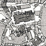 Lausanne city map, 1897