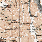 Granada city map, 1913