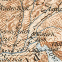 Grindelwald map, 1897