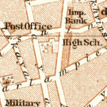 Irkutsk (Иркутскъ) city map, 1914