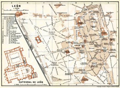 León town plan, 1913
