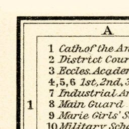 Kazan (Казань) city map, 1914