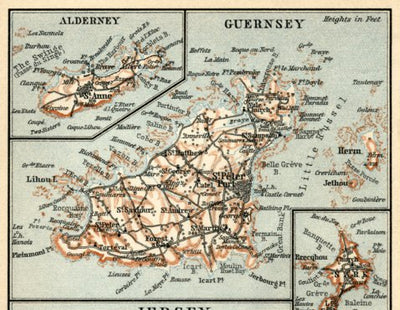 Channel Islands. Guernsey, 1913